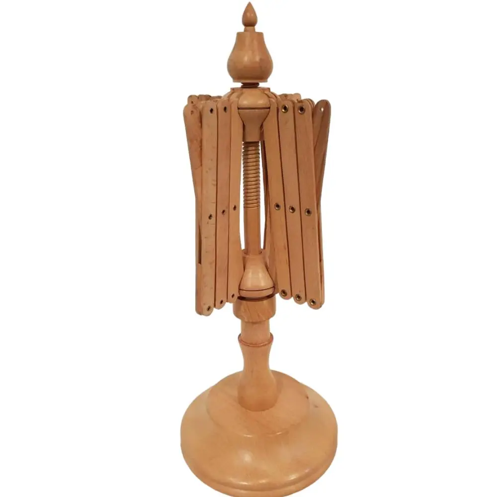 2025 new tabletop design- Wooden Yarn Swift without clamp