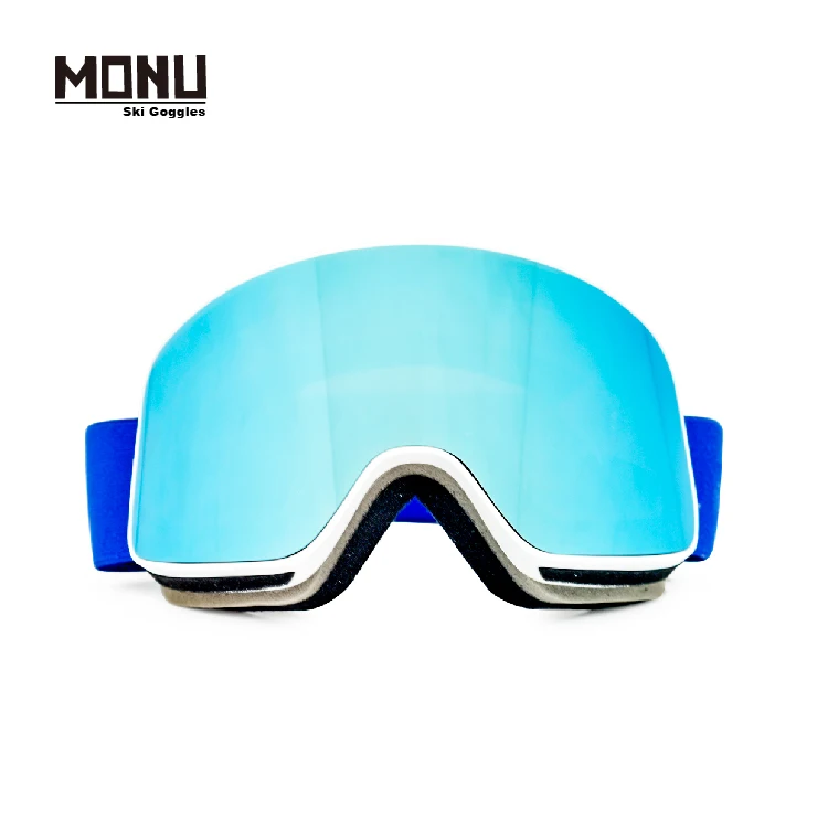 MONU Factory Custom Anti-fog and Anti-reflection Ski Glasses for Adult