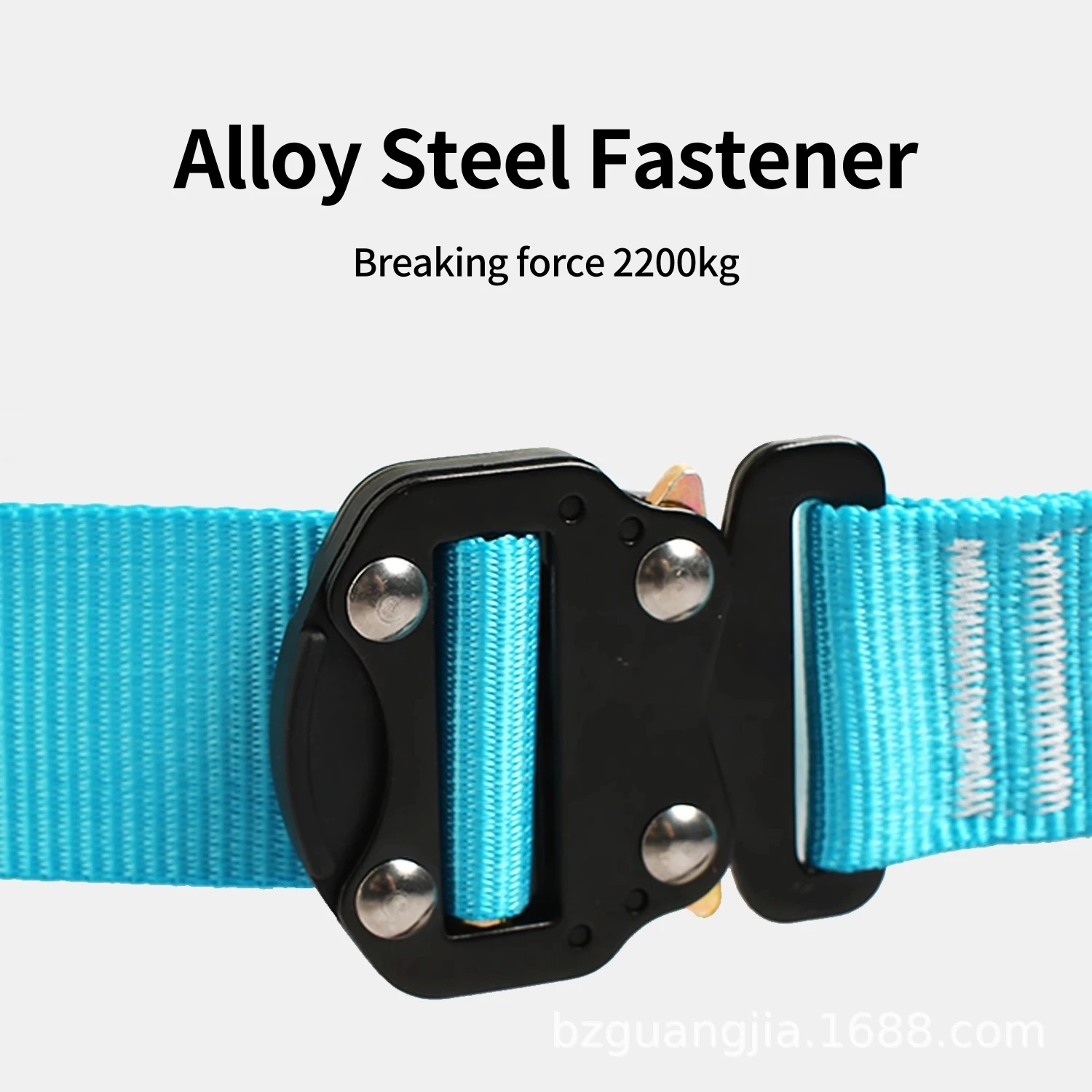 Simple Effective Safety Belt Double/single Hook Rope Lanyard  3 Hanging Point Full Body Safety Harness Belt