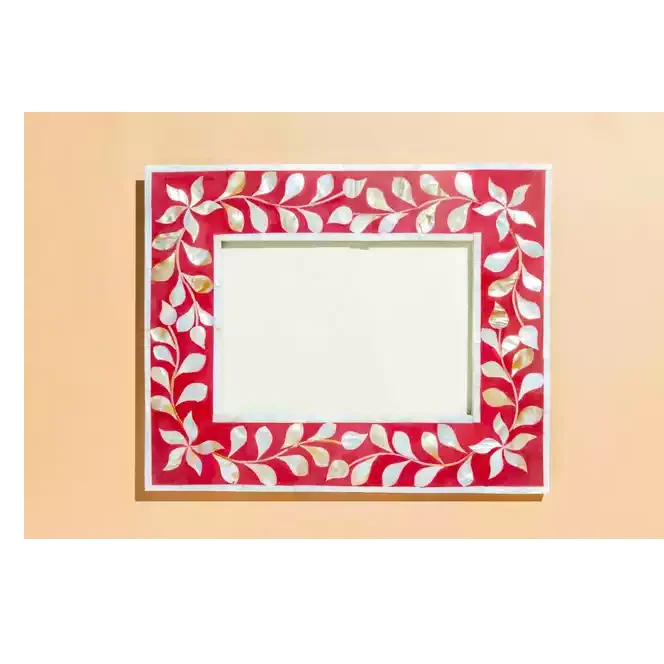 Bone Inlay Photo Frame Fancy Design Photo Frame for Home Decor Wall and Living Room Photo Picture Frames for Hot Sale Product