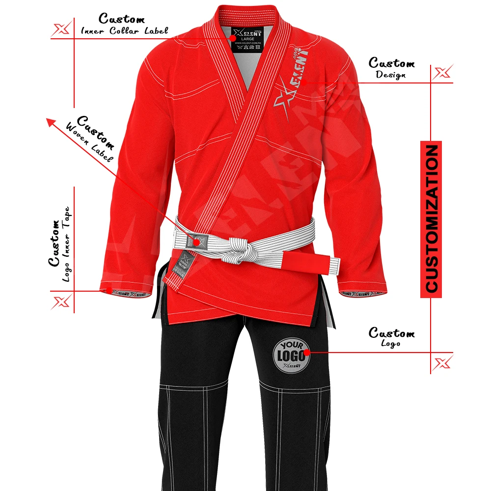 Kimono Jiu-Jitsu Gi BJJ Gis BJJ GI Custom Logo Judo Uniform