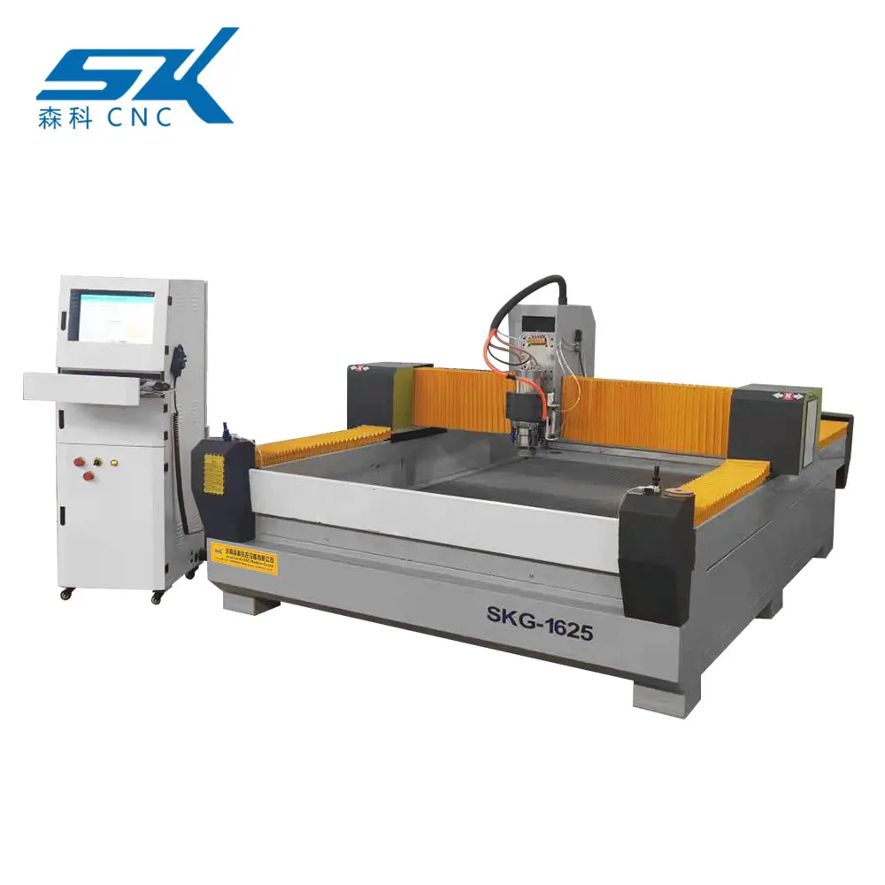 automatic outer circle float round square glass mirror processing drilling milling beveling edging polishing machine