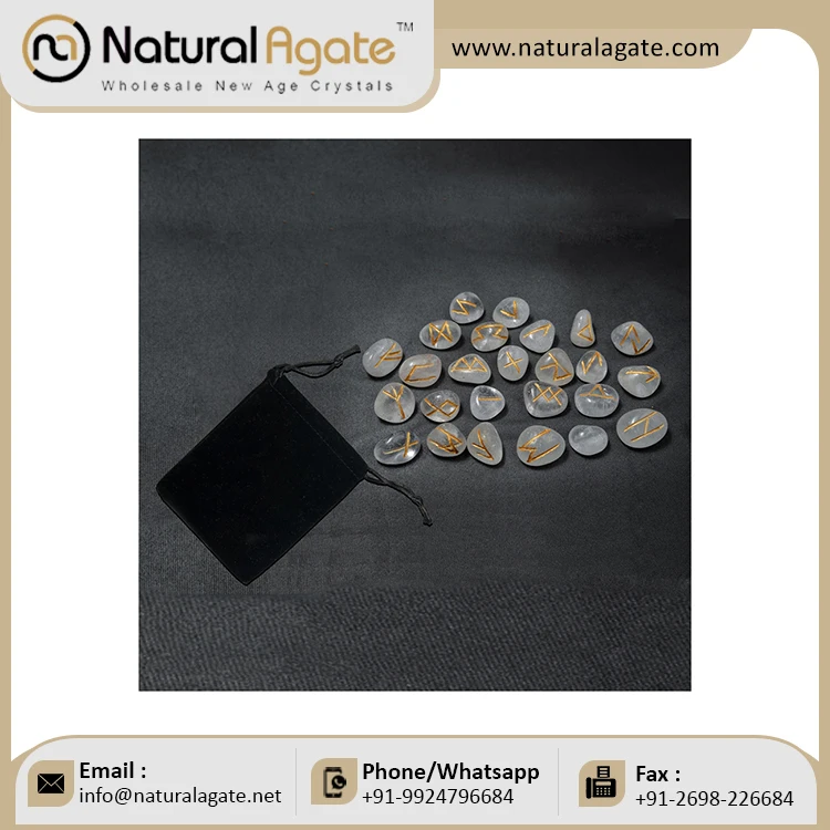 Shop Now crystals healing stones Green Jasper Rune Stones Sets polished Engraved Green Jasper Rune Stones Sets