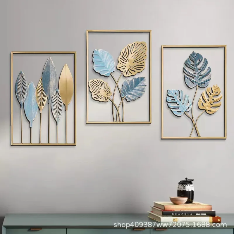 Modern Wall Art Nordic Style Living Room Bedroom Decoration Iron Abstract Ornaments Crafts