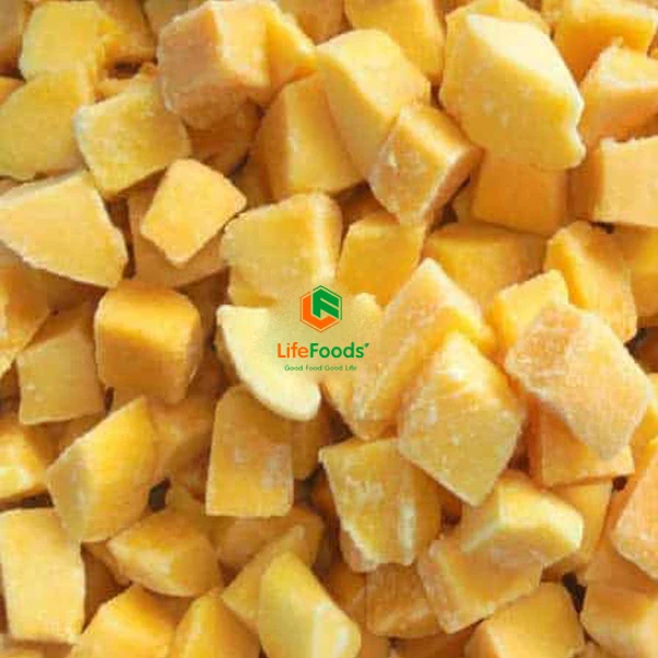 Size cutting shape life 24 months shelf package origin fruit supplier IQF Diced Mango Lifefoods from Vietnam