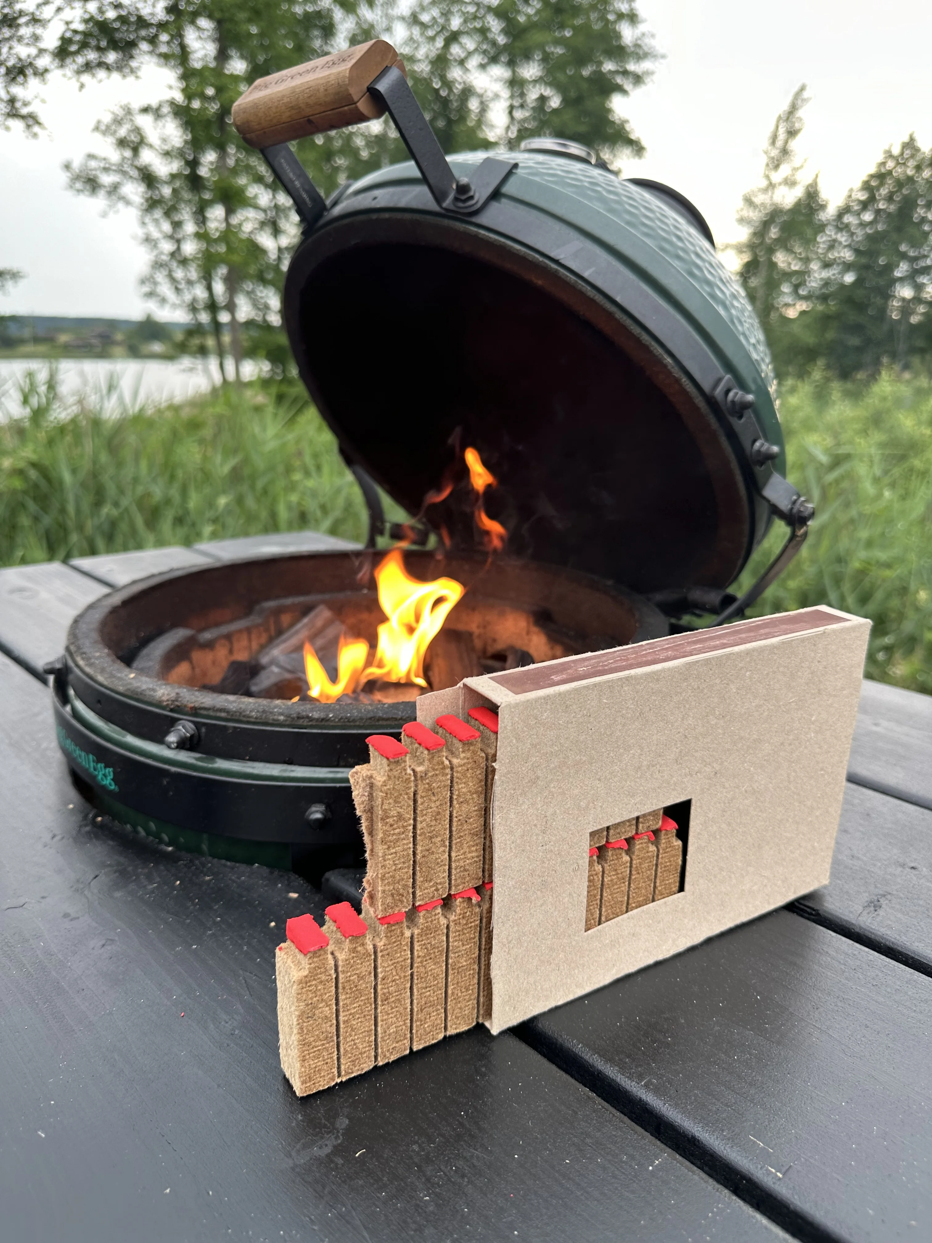 Ecological Match Firelighters for Wood Burners, Pizza Ovens, Open Fires, Barbeque | BBQ Lighters, Fire Starters for Log Burners