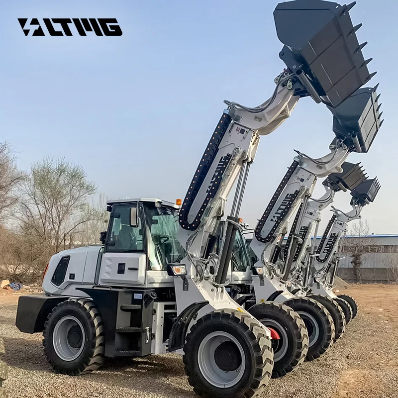LTMGHigh quality wheel loader 1.5 ton 2 ton 2.5 ton telescopic loader with Engineering tires