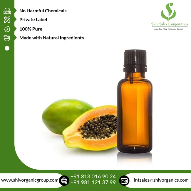 Factory Price Good Quality Wholesale Supply Best Selling 100% Pure and Natural Papaya Essential Oil for Cosmetic Industry