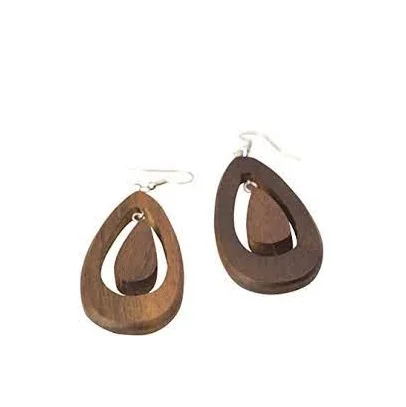 Fashion Wooden jewelry earring set for customized size cheap price and handmade use for hot sale product