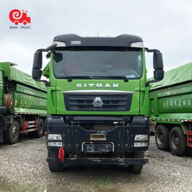 High Performance Sinotruk Sitrak 8x4 Used Dump Truck Diesel Engine Tipper Truck Stable Durable Construction Equipment for Sale