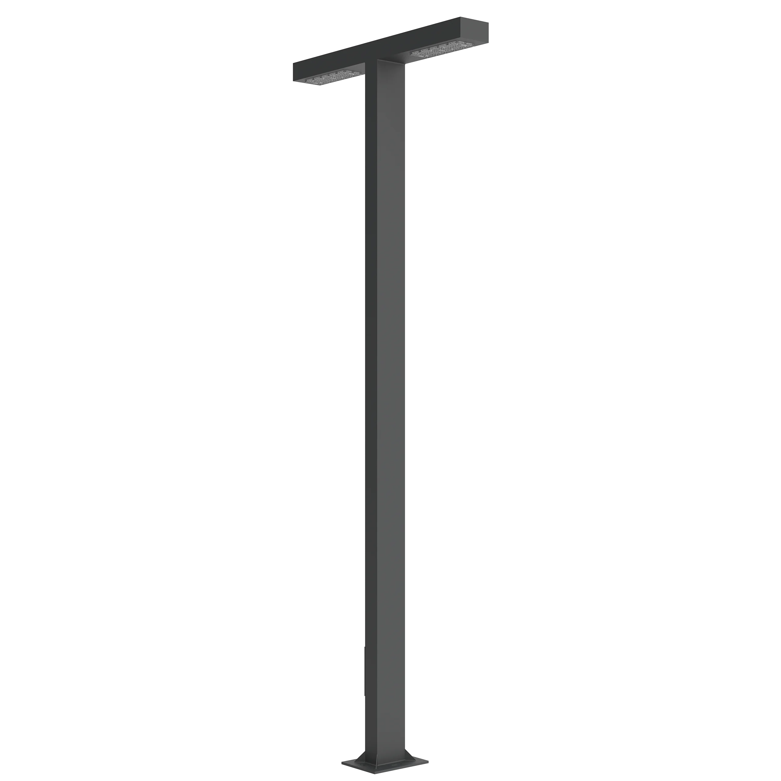 Outdoor Landscape Lighting Waterproof IP66 High Mast Lights 3M 4M 5M 6M Aluminum Pole Decorative Park and Garden Light 2x40W Led