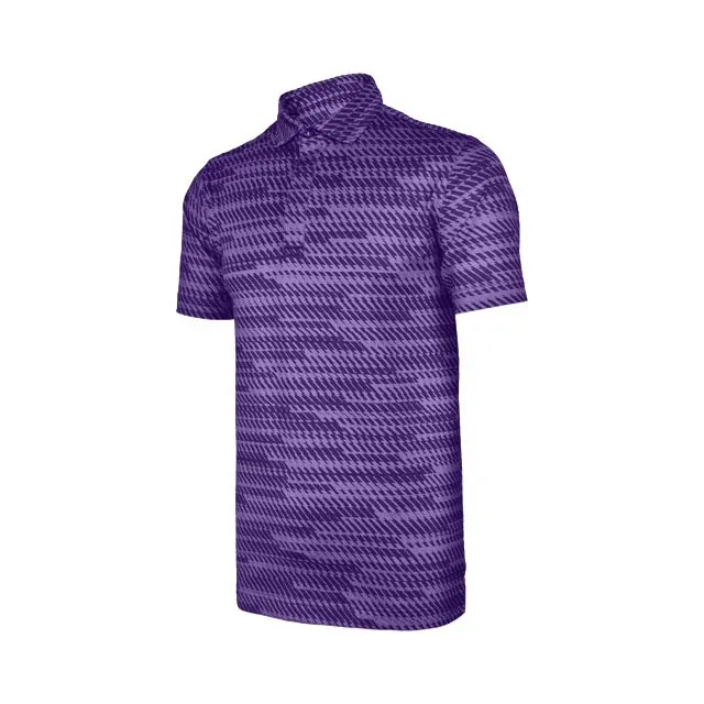 High quality Men Golf polo shirt sublimation printing polyester and spandex free design low MOQ good price made in Viet Nam