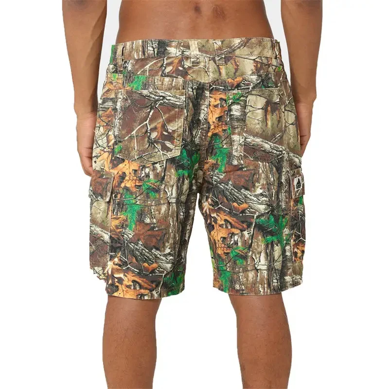 All Over Print Camo Hunting Real Tree Camping Short Pants Summer Custom High Quality Casual Breathable Camouflage Denim Shorts
