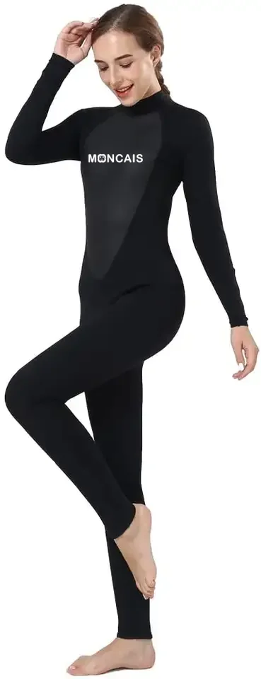 Traje De Neopreno 3mm Women wetsuits CR chest embossing Back zip Diving Surfing Swimming Wetsuit