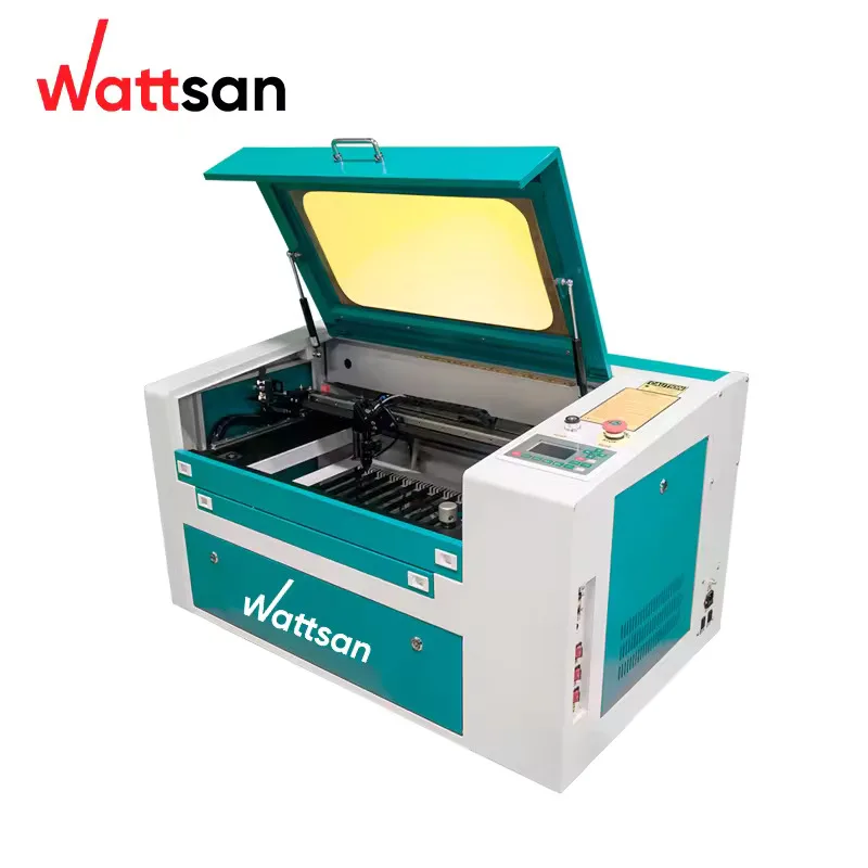 Wattsan 0503 50 Вт чехол для телефона co2 небольшой лазерный гравировальный станок 500*300 мм штамп гравер резак