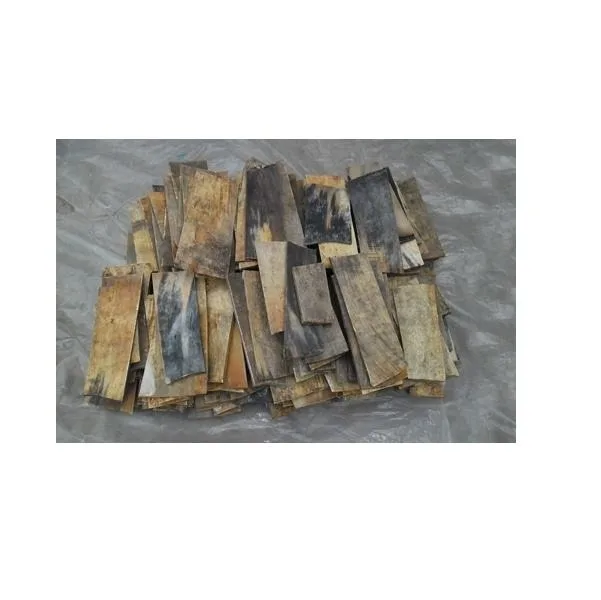 Natural horn plates in custom made sizes suitable for eyeglass frames art and crafts for buffalo horn black color for sale