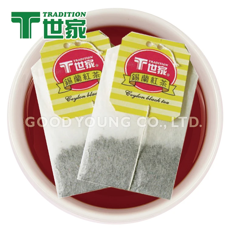 Хороший молодой чай пузырьковый ингредиенты для чайника Цейлонский черный чайный пакетик