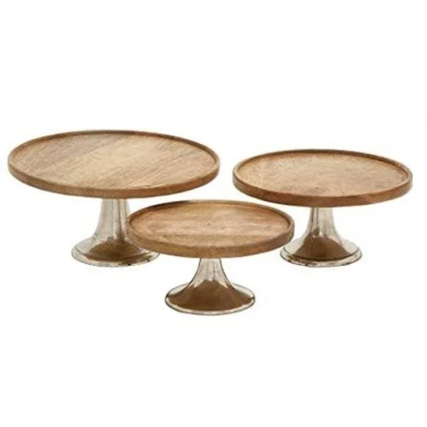 Handmade Wooden Cake Stand Dessert Platter Stands for Dining Table Cake holder for birthdays purpose stand resin epoxy mold