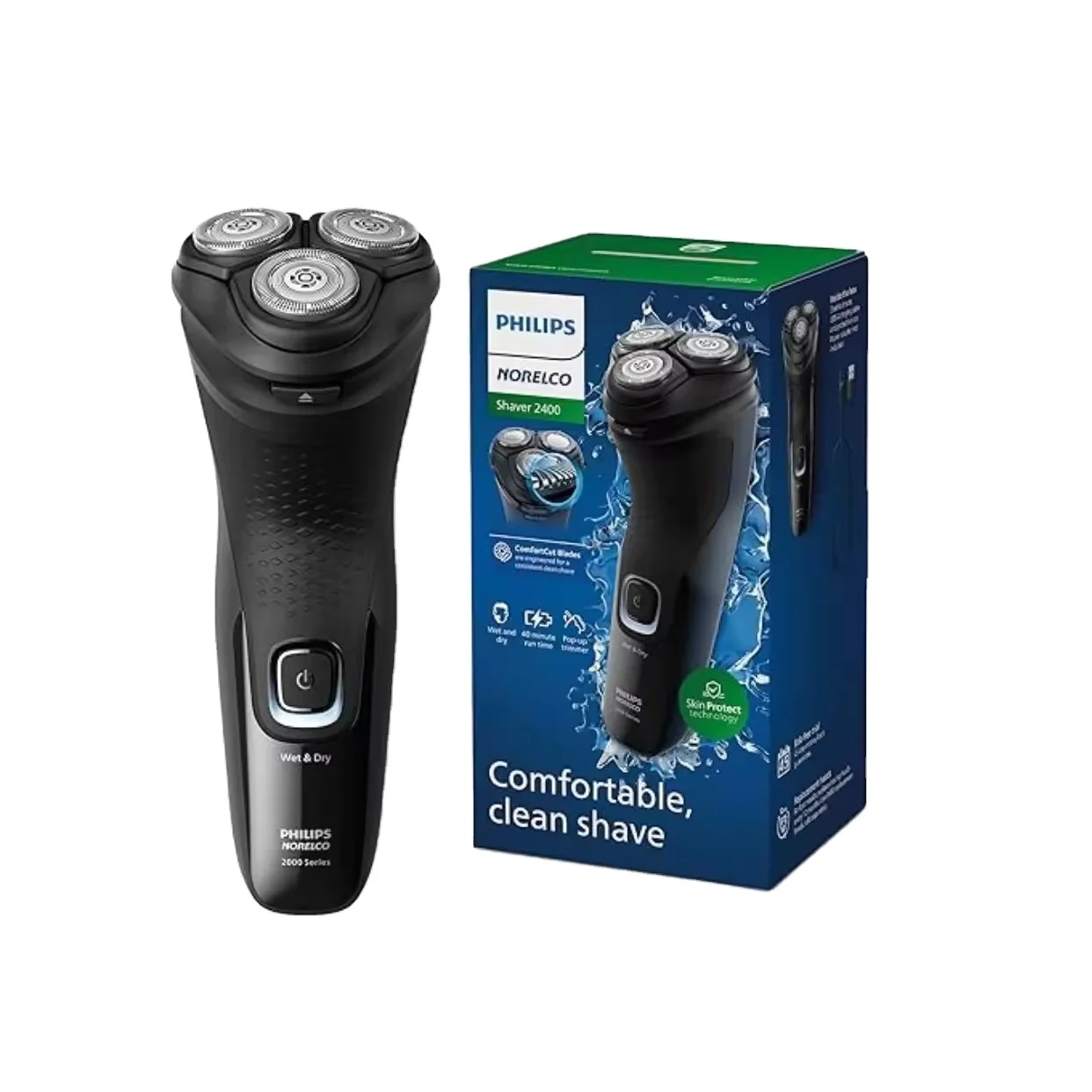 2400 бритвы Philips Norelco аккумуляторная электробритва с выдвижным триммером X3001/90
