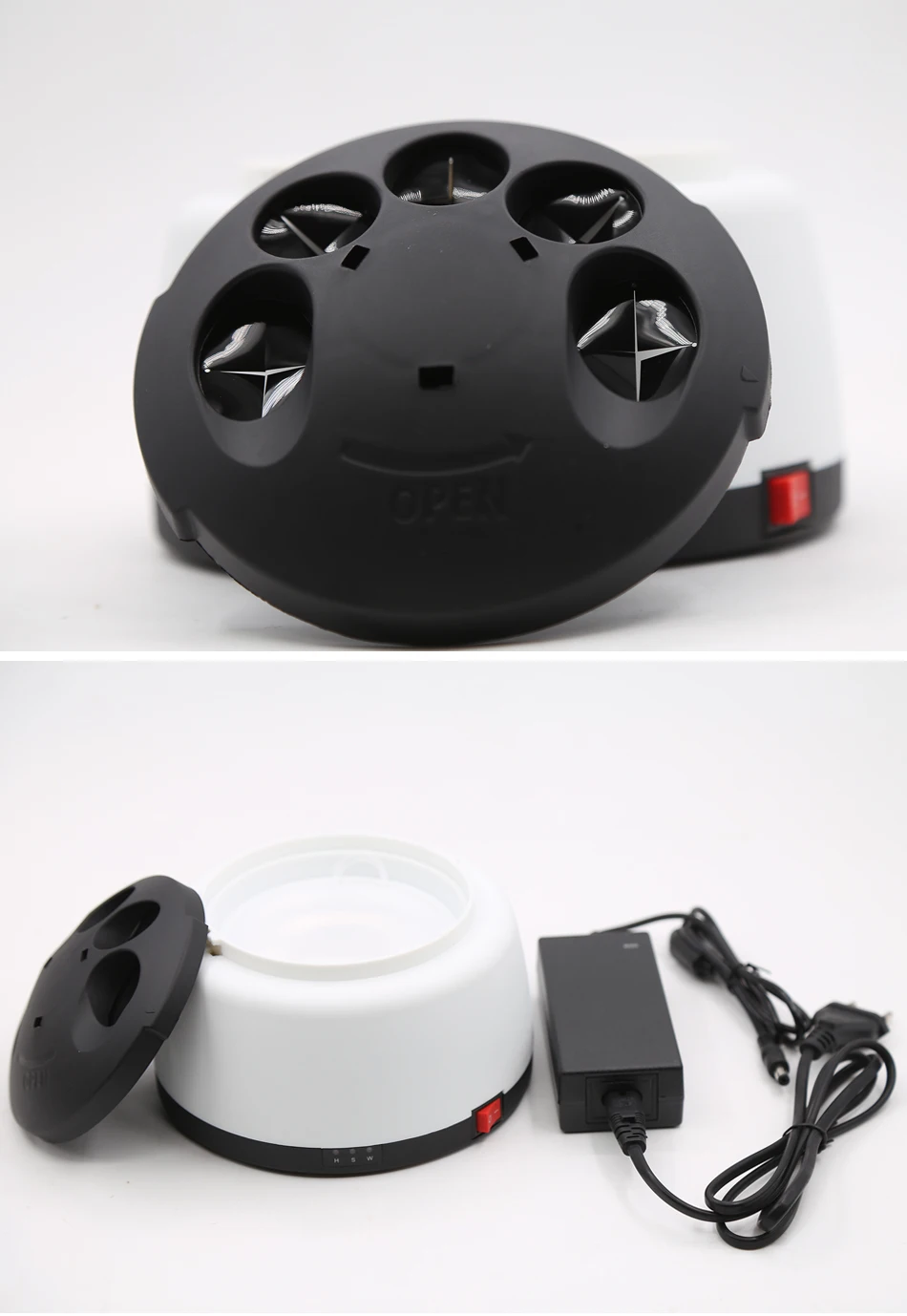 Newest Private Label Safe and Harmless Gel Remover Nail Steamer for 5 Nails Polish on Fingers Removed Easily