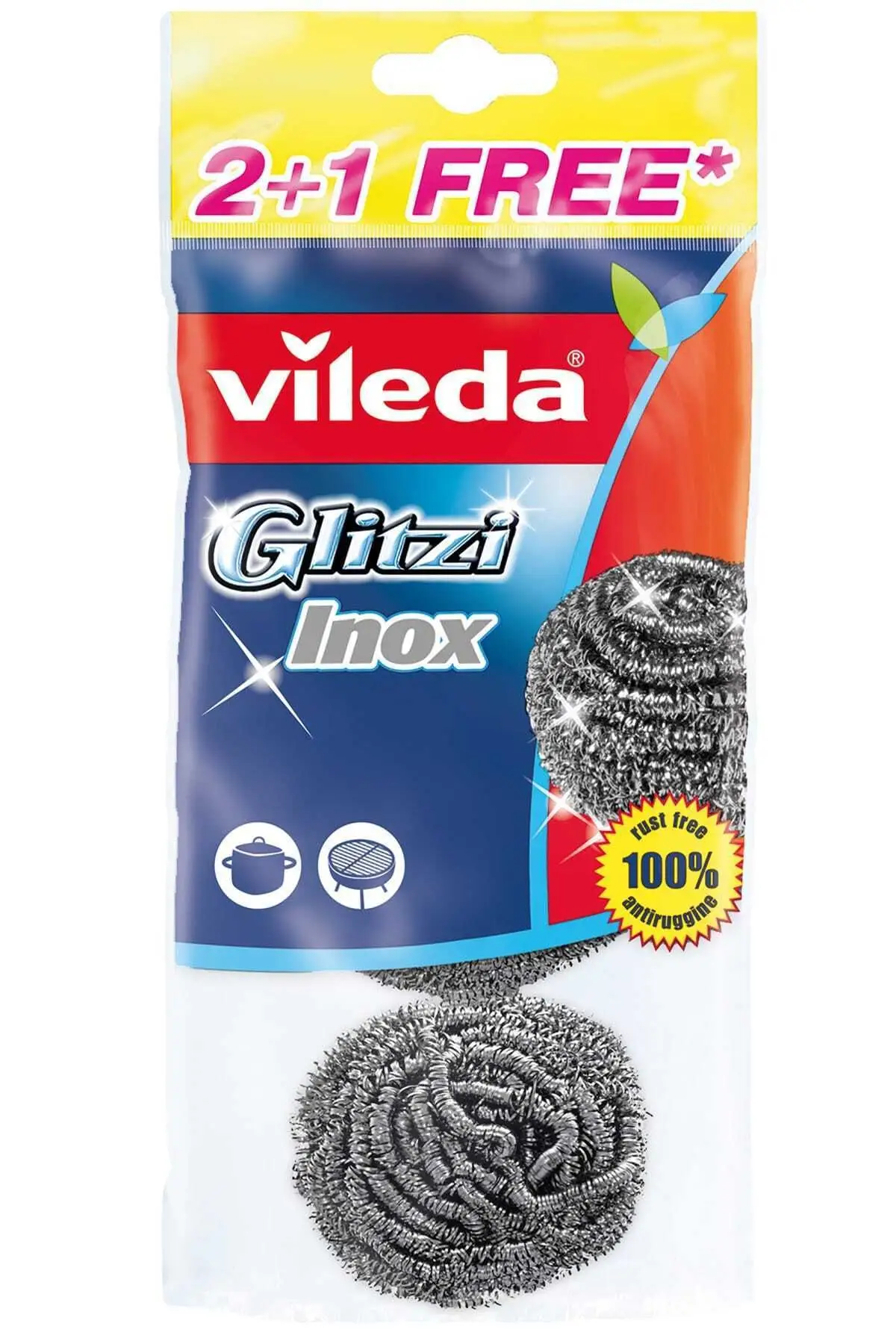 For Vileda Glitzi Inox 2+1 Free dish scouring wire all kinds Steel Wire