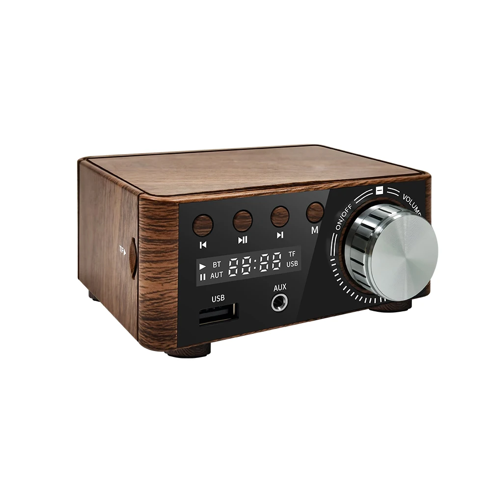 Мини-аудио Hi-Fi Bluetooth 5 0 класса питания D стерео Tpa3116 цифровой усилитель 80 Вт * 2 домашний аудио автомобильный морской USB/AUX в 100