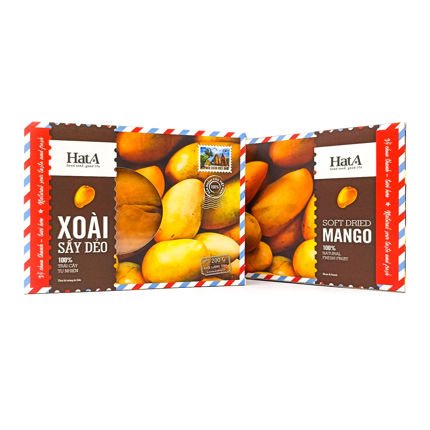 OEM ODM Private Soft Dried Mango 100% Natural Mango Dry Fruits HAT A brand made in Vietnam