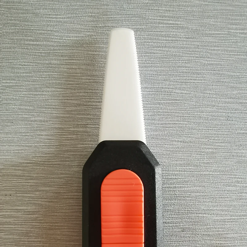 Ceramic Safety Utility Knife Cardboard Box Cutter  With Sawtooth Edge Box Opener Knife