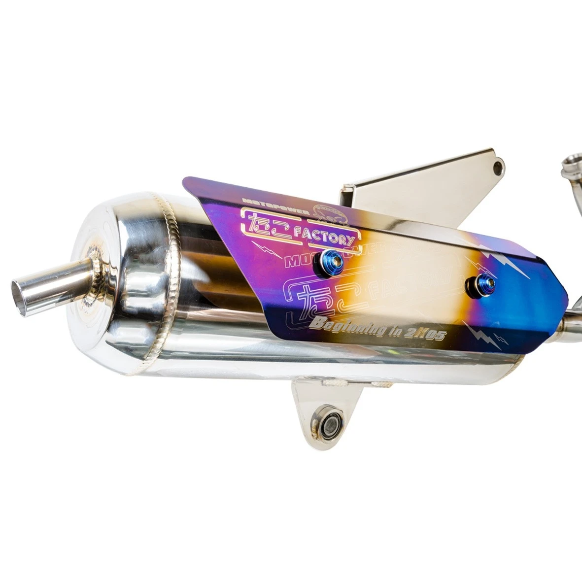 Motorcycle Exhaust Tube Pipe with Best Quality Exhaust Muffler