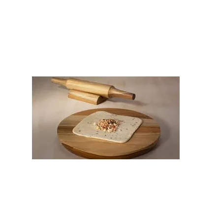 Christmas Wood Rolling Pin Engraved Baking Wooden Board with Handmade Use Low Price