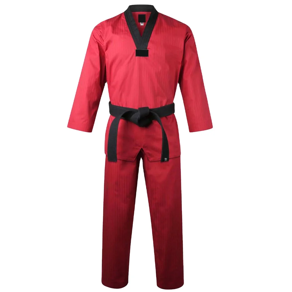 Factory Wholesale Taekwondo Uniform Custom Logo WTF ITF Approved Cotton Fabric Martial arts Dobok Unisex