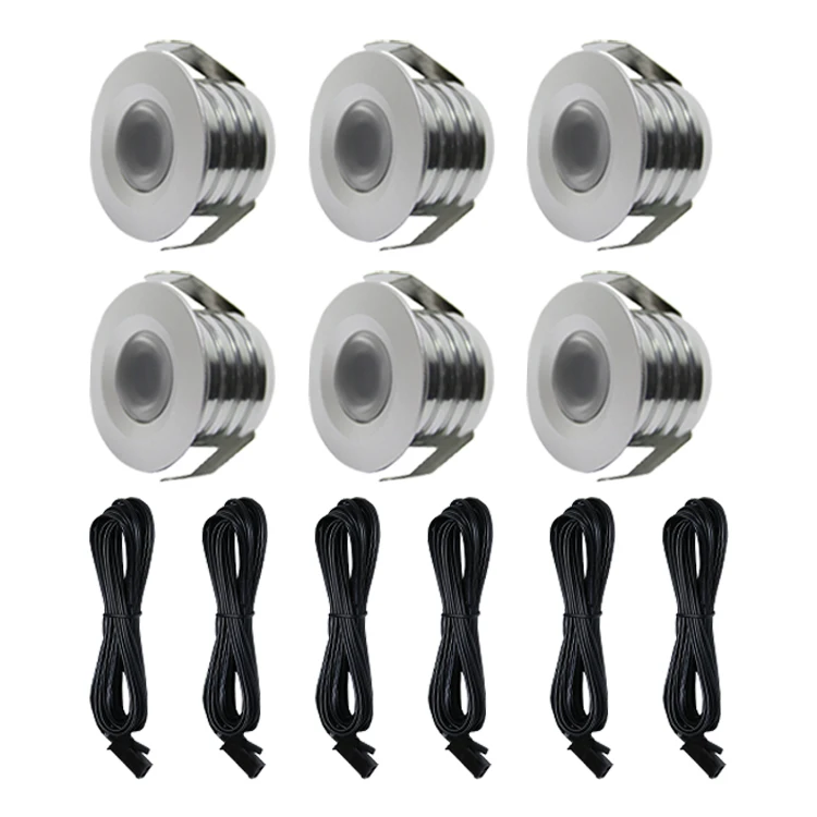 DC12V Recessed Outdoor Lighting Mini Downlights Set Ceiling Lighting 6/8/10/12PCS