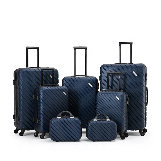 Custom Logo Abs Trolley Luggage Set Travel Bag 3-7 Pcs Suitcase Luggage Sets