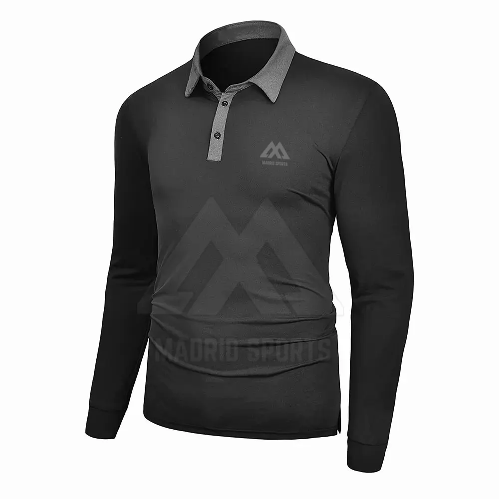 100% Authentic Men Full Sleeve Polo T Shirt Sets With Unique Design Available On Sale In Different Colors