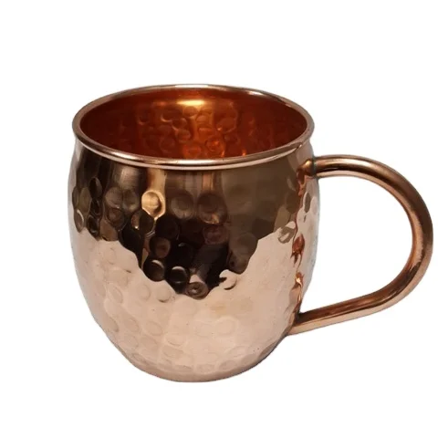 Copper Mug With Traditional Designing