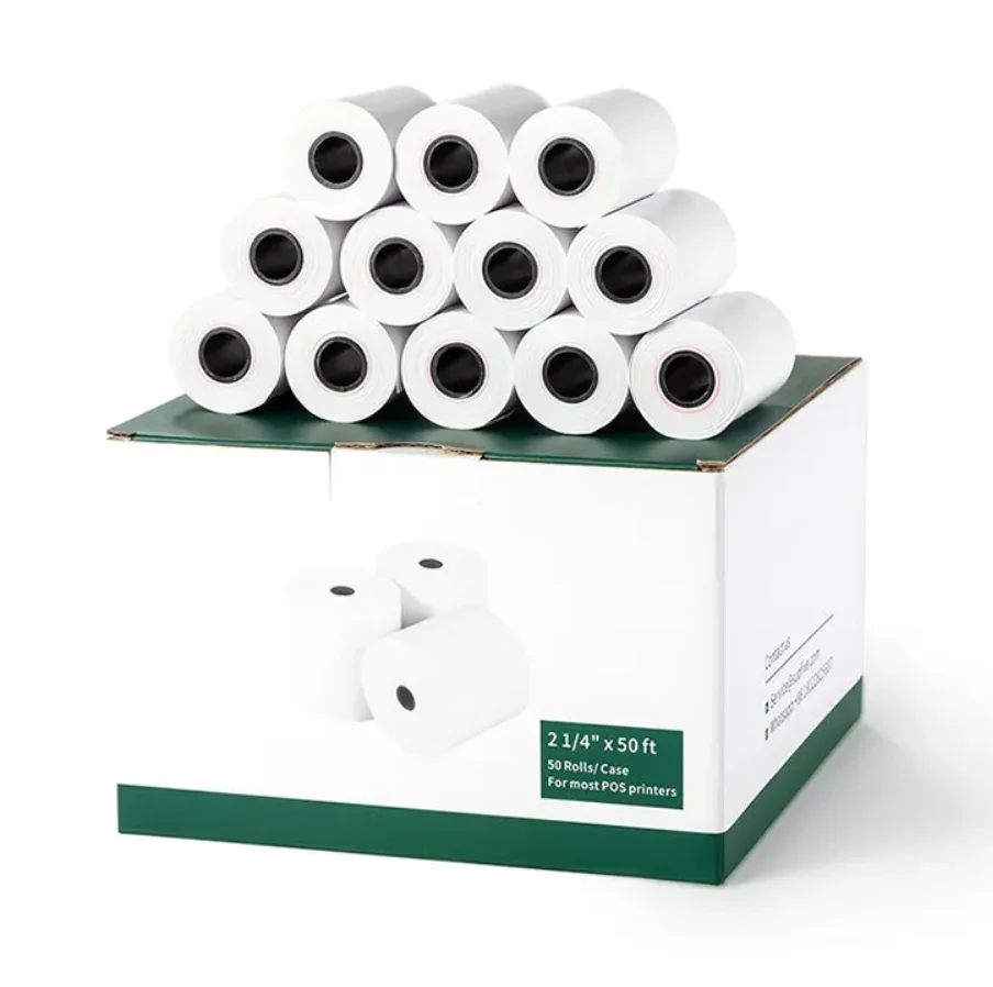 France Manufacturer 57*40 80*80mm thermal paper roll for cashier receipt POS ATM bank thermal paper roll