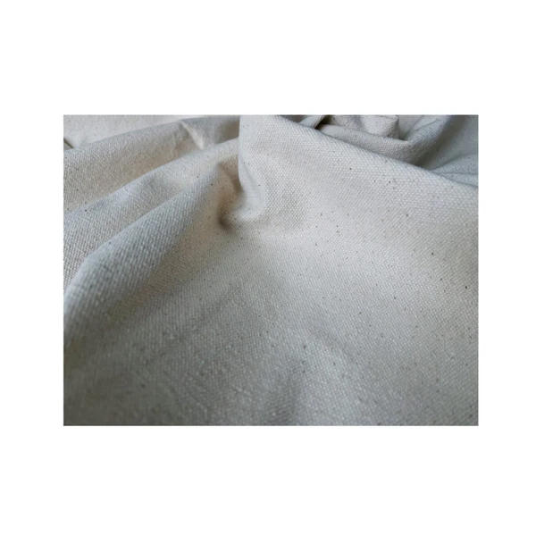 High Quality 12 Ounce Organic Cotton Canvas Fabric for Tote Bags Bulk Exporter of Excellent Textile Raw Material Packaged Bales
