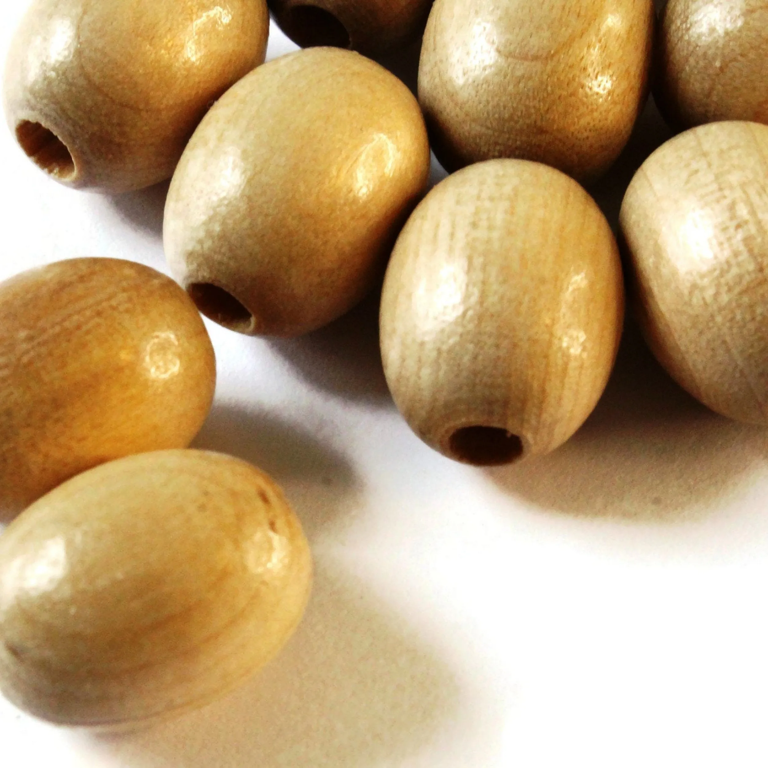 10 Wood Heart Beads 15mm Flat Heart Wood Customized Color And Size Wooden Beads Indian Handmade Genuine Products