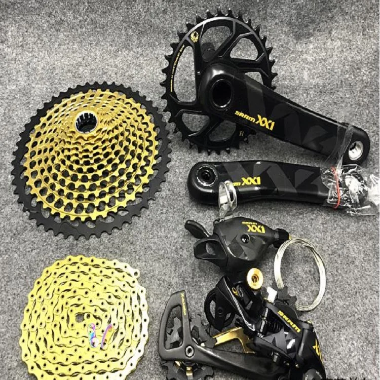 Высокое качество для SRAMs XX1 Eagle AXS Electronic Groupset 175 мм усиливает 34 Т DUB Кривошип 12 Скоростей