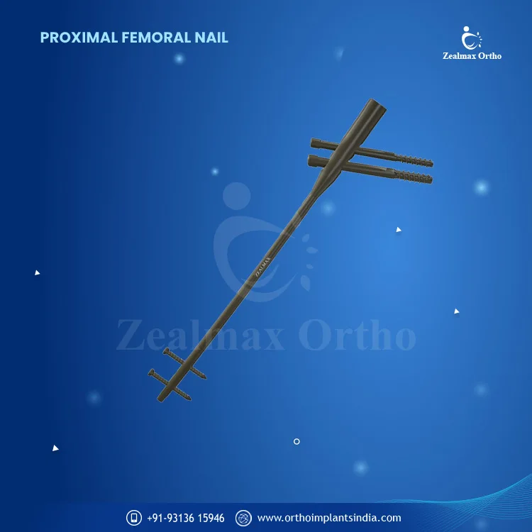 Zealmax Ortho Titanium Pure Material Trauma Orthopedic Implants CE Approved Proximal Femoral Intramedullary Nail
