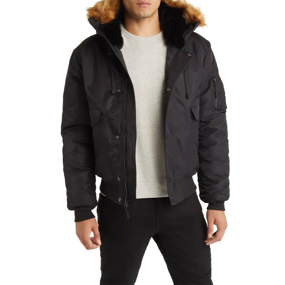 Оптовая продажа OEM легкие теплые удобные длинные пальто с логотипом под заказ для мужчин Новое поступление мужских длинных меховым