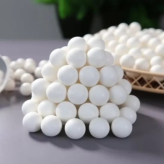 Non-Toxic Moisture Remover 5-8mm Size Activated Alumina Ball Used In Petrochemical from Indian Supplier