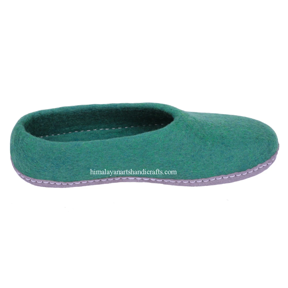 Handmade in Nepal Felt Slipper/Shoes/Boot