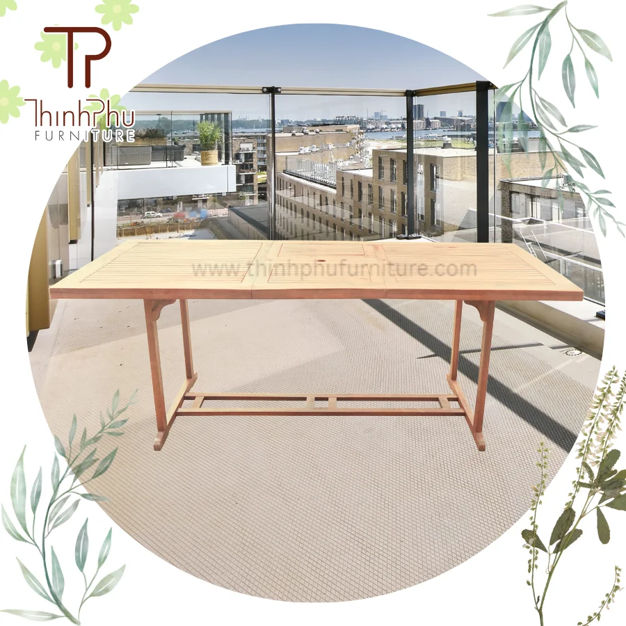 Cheap Garden Rustic Farm Table Pine Wood Dining Table and Chairs with Detachable Leg for Wedding Venue