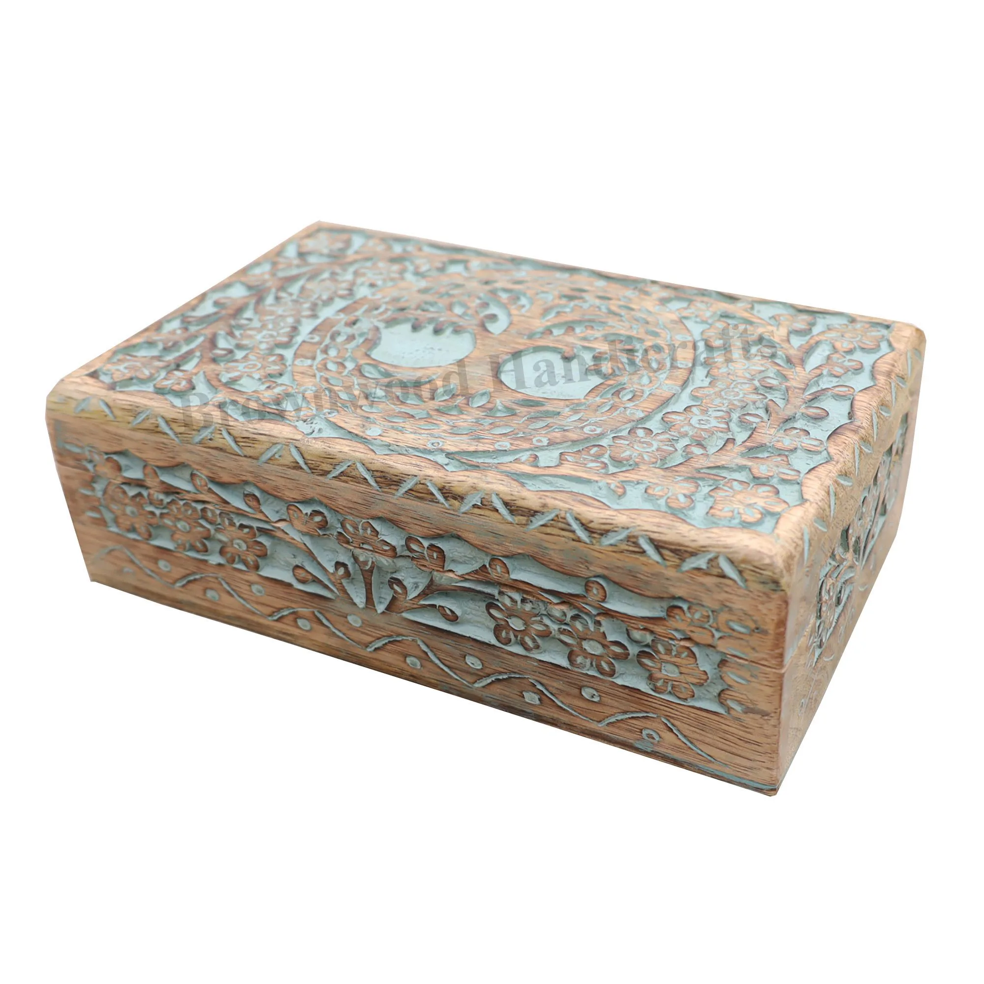 Exclusively Handmade Premium Wooden Box With Partition Jewelry Storage Box Gifts Use Direct Factory Supply at Cheap Price