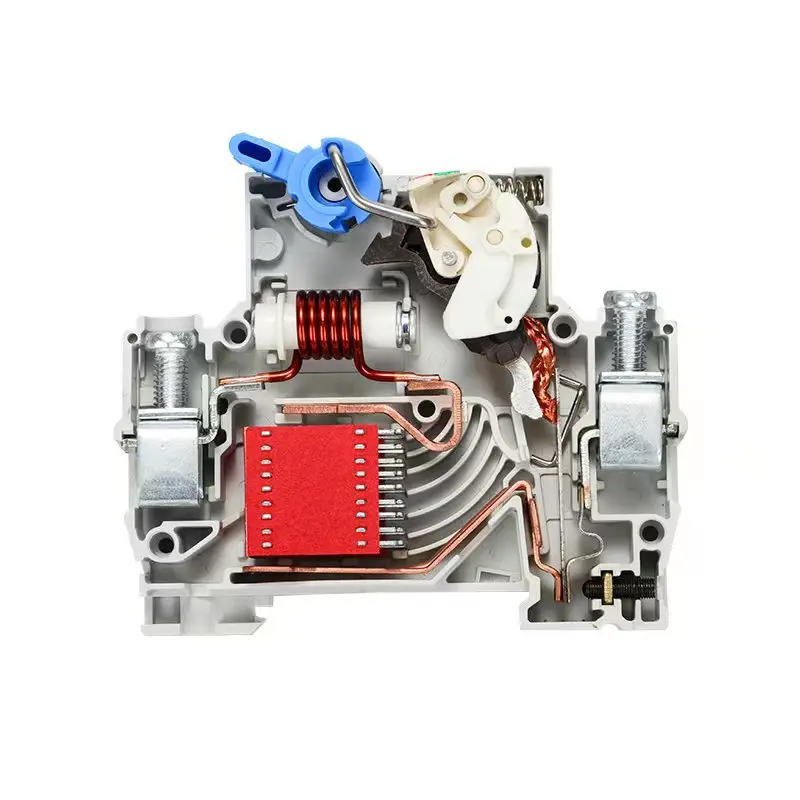 Customized metal stamping parts factory direct sale  miniature circuit breaker HQS1-63 Raw material processing SKD spare parts