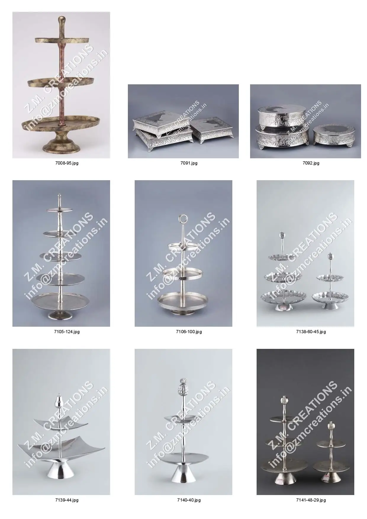 wooden cake stand 2 tier Mango Wood And Aluminum Metal Silver Color Home Wedding Birthday Party Dry Items Hotel Decorative Item