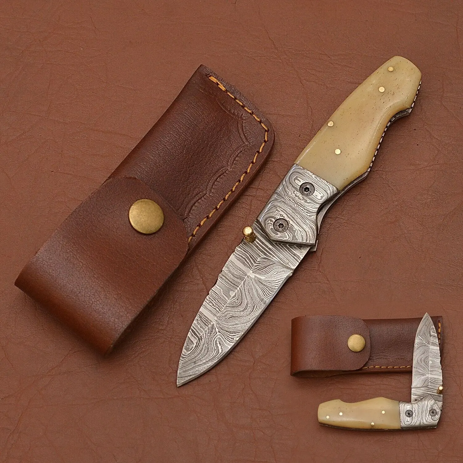 New Style Outdoor Camping Hunting Folding Pocket Knife Wholesale Folding Knifes With Bone Handle