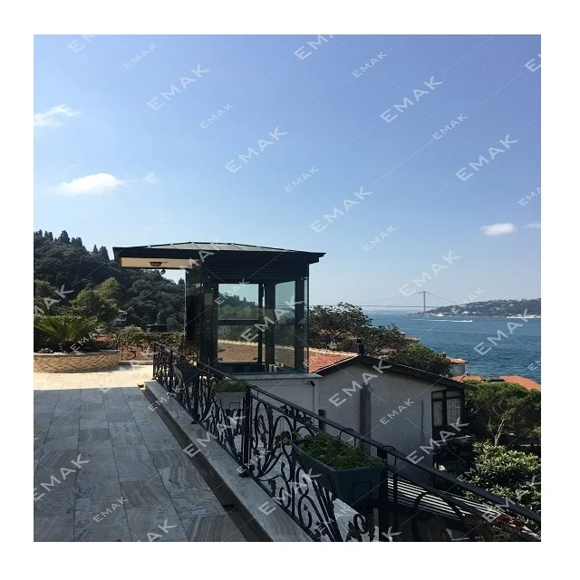Emak Home Lift 2Stops 480kg Home Elevator Villa Lift House Lift Homelift MRL Gearless Traction