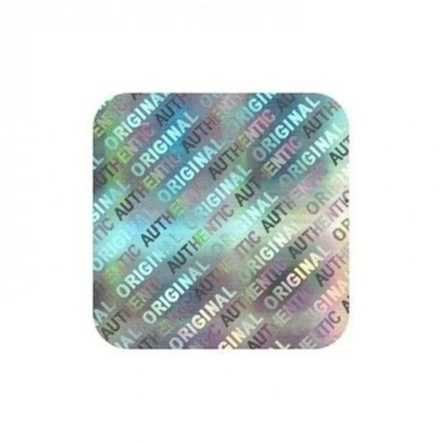 Paper Foil Glossy Square Hologram Sticker